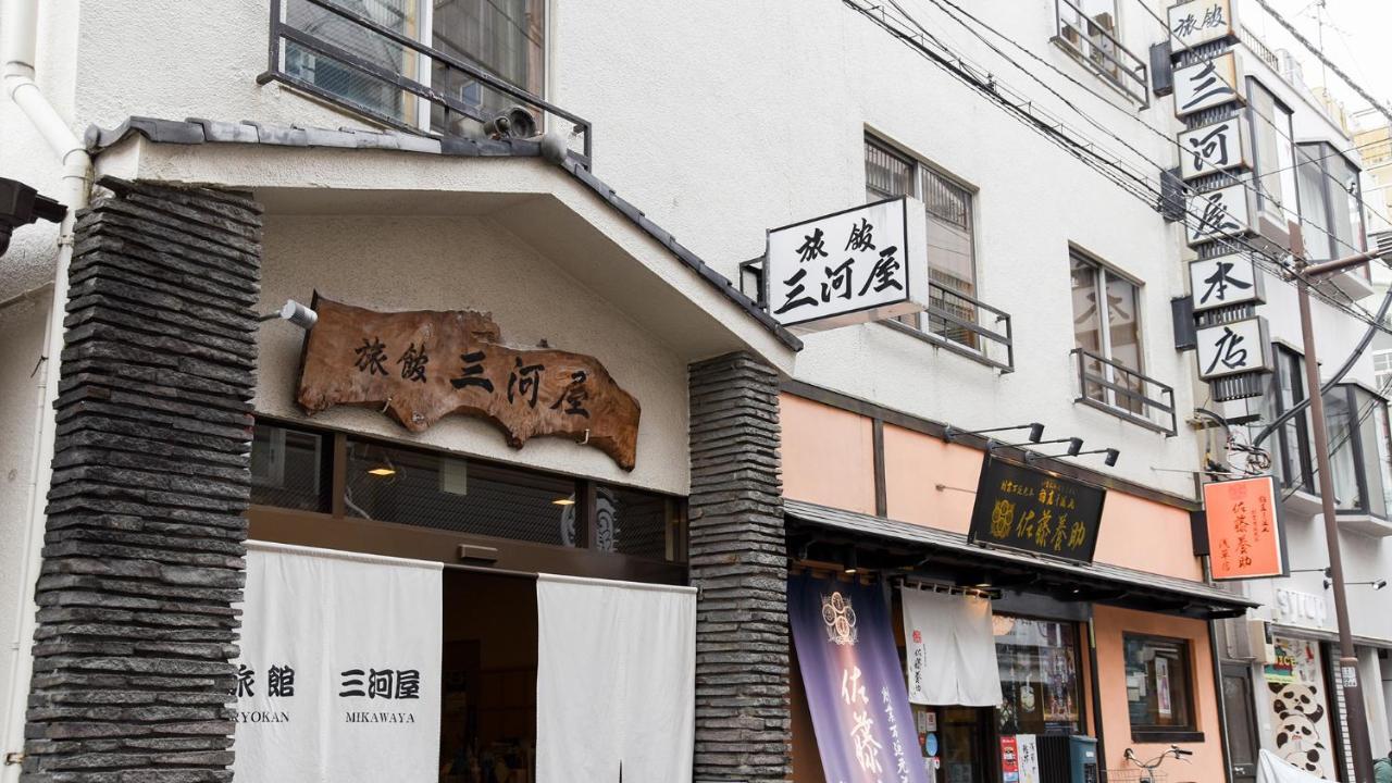 Ryokan Mikawaya Tokio Exterior foto